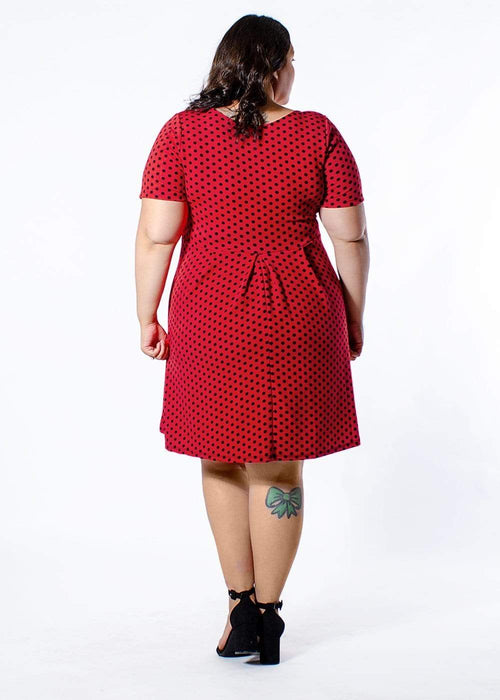 Joyce Dress In Red Dot Coedition