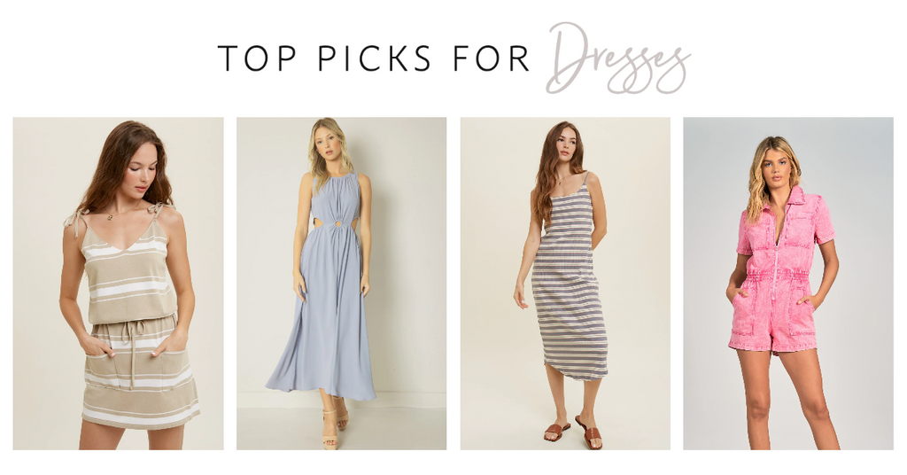 warm weather vacation dresses and rompers 