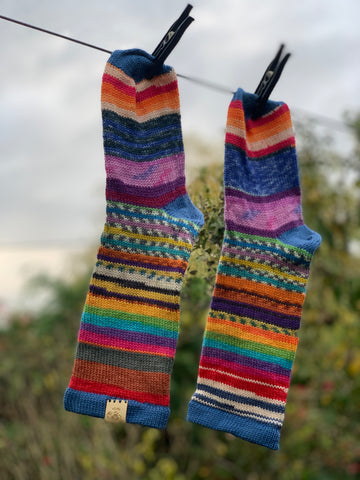 Using wool to make socks adds to the sustainable product range of Swizzle and friends 