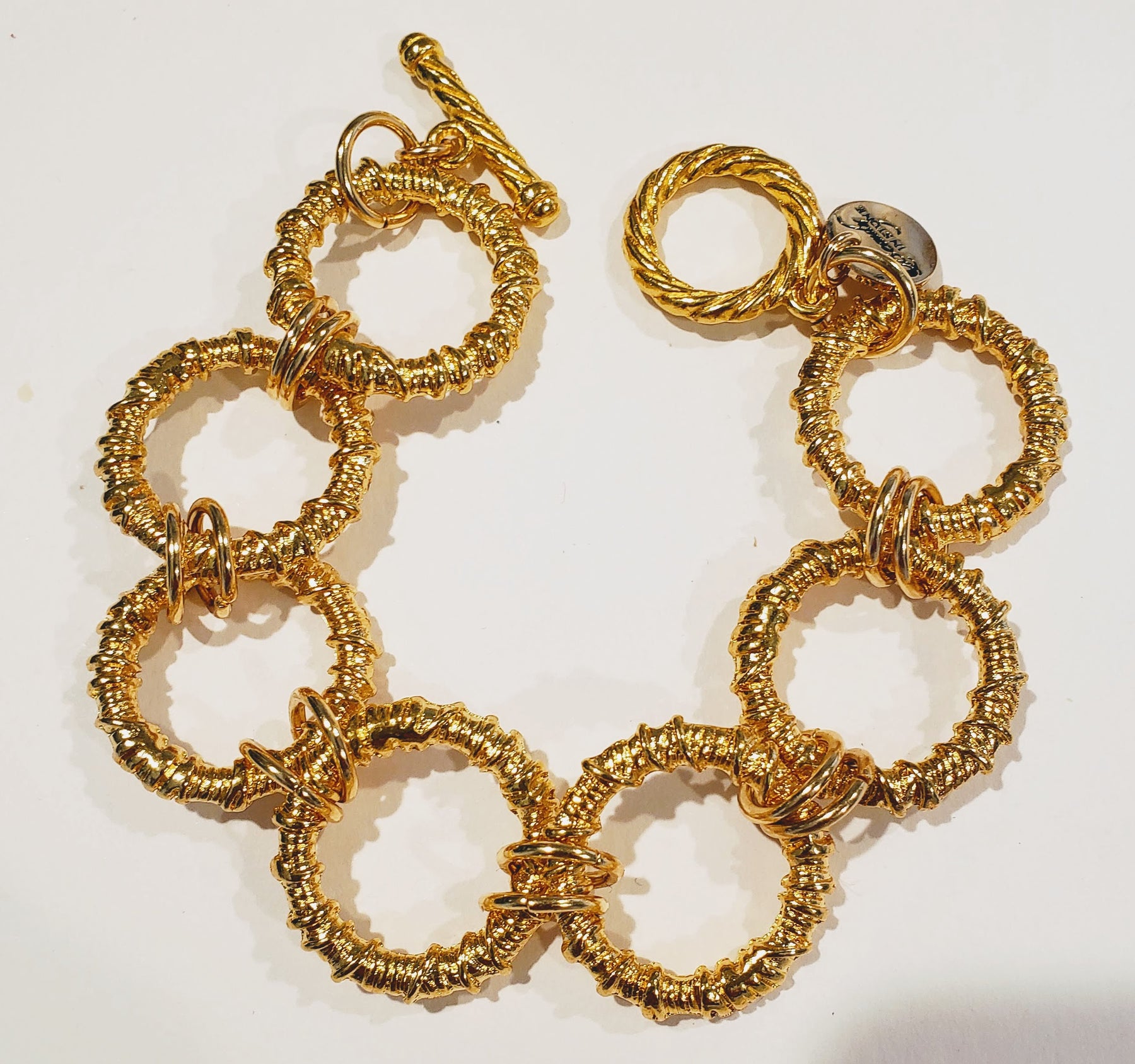 Large Link Gold Chain Bracelet | A Little Arty