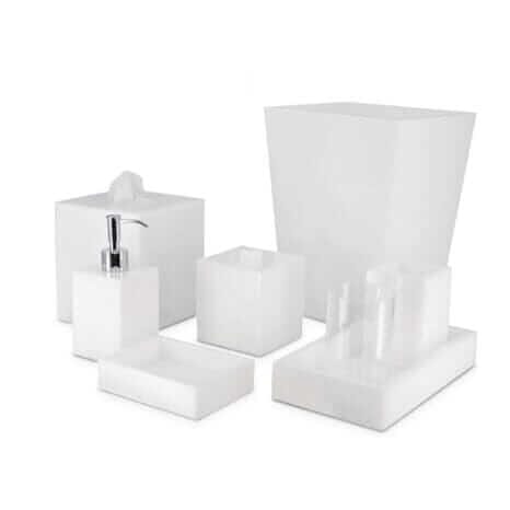 Mike and Ally Ice Lucite Bath Accessories (Smoke)