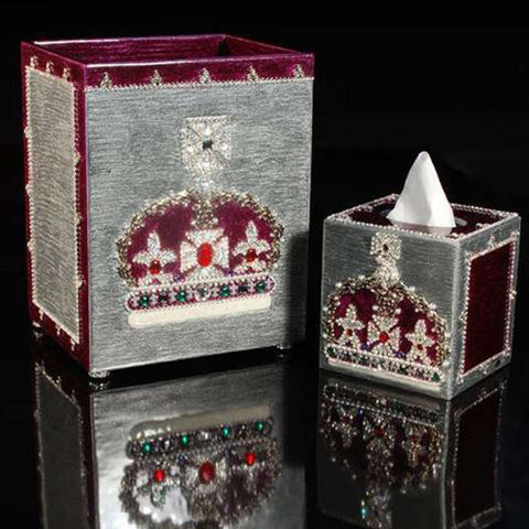 Ornate bath accessories hand made for the Queens Diamond Julbilee