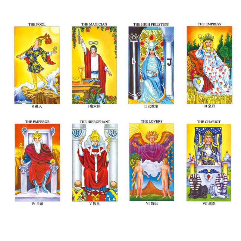 rider waite tarot deck instruction booklet