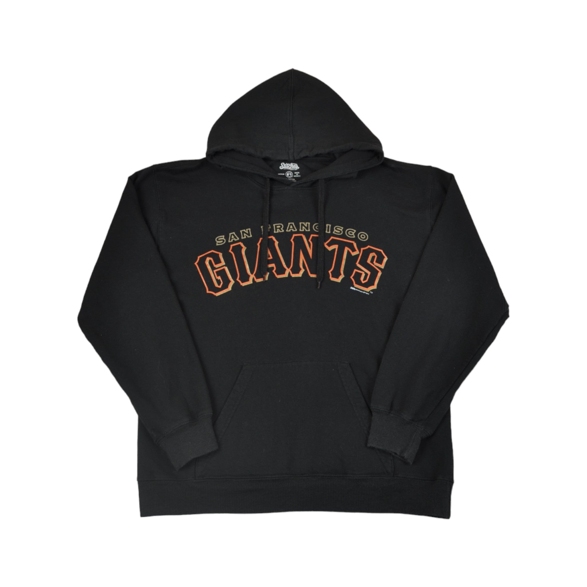 image of Vintage San Francisco Giants Baseball Team Hoodie Sweatshirt Black Ladies Small