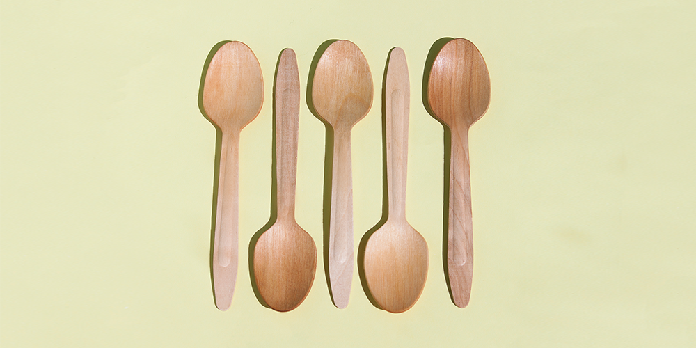 disposable wooden spoons