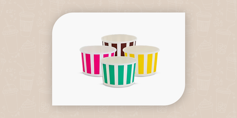 paper ice cream cups