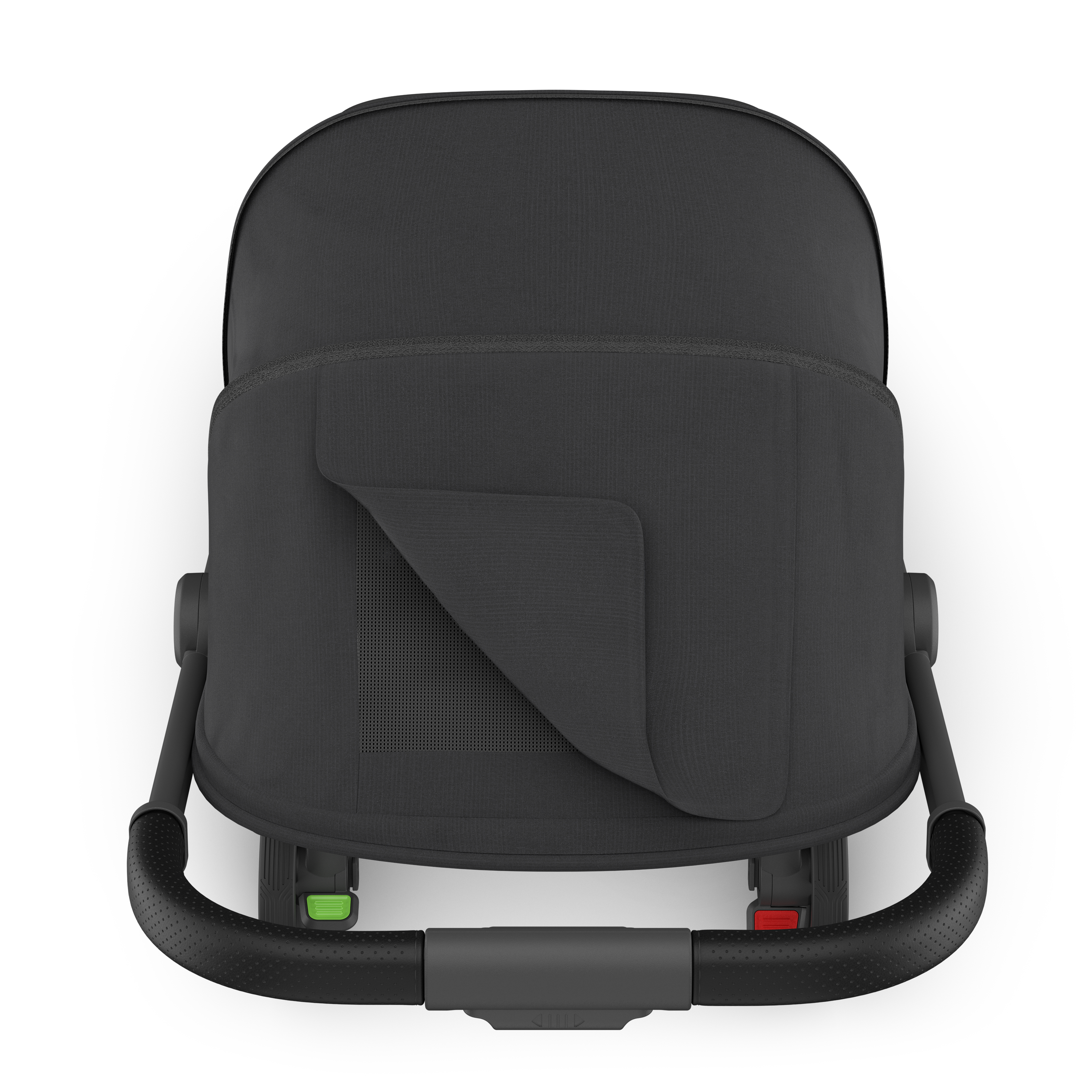UPPAbaby Minu V3 Compact Stroller - Jake (Charcoal / Carbon Frame / Black Leather - Image 8