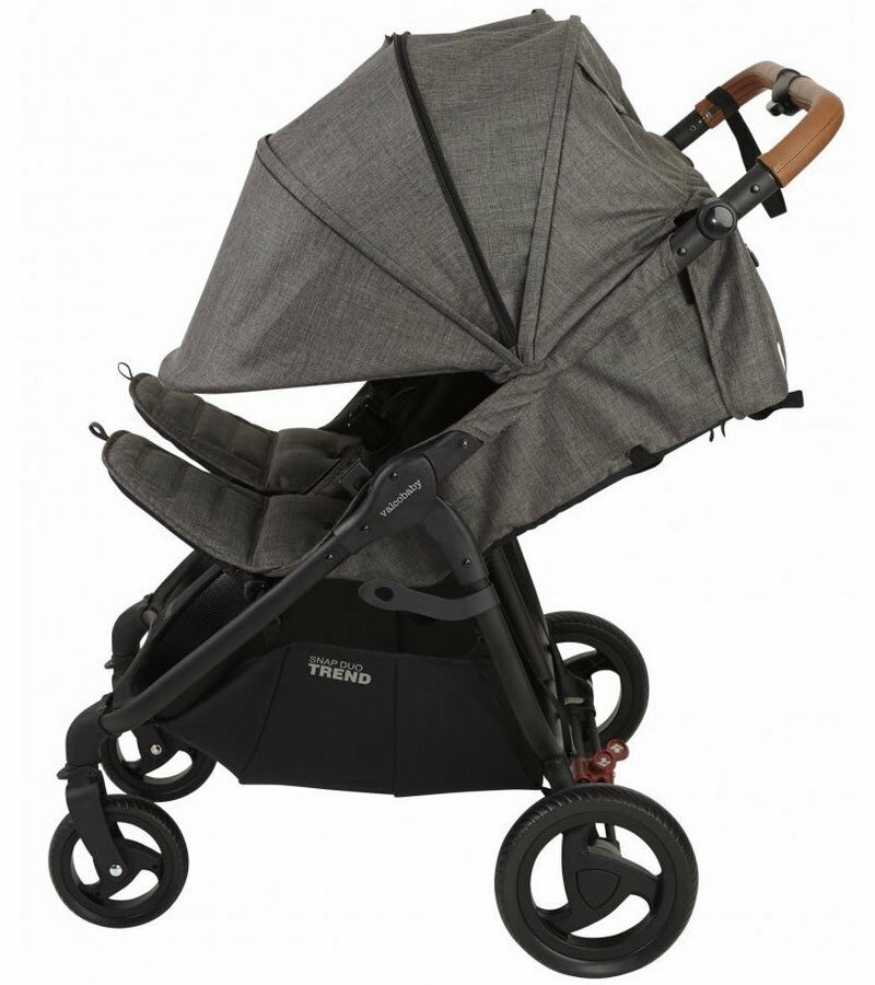 Valco Snap Duo Trend Stroller And Bassinet In Night Black Capitalkidz