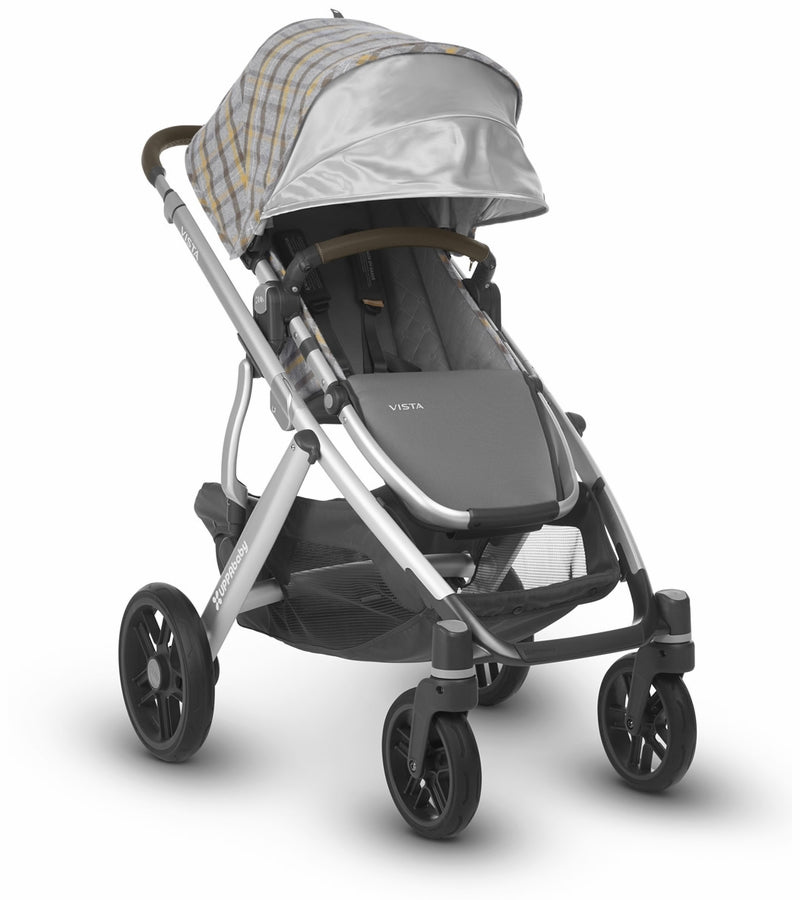 vista stroller with leather