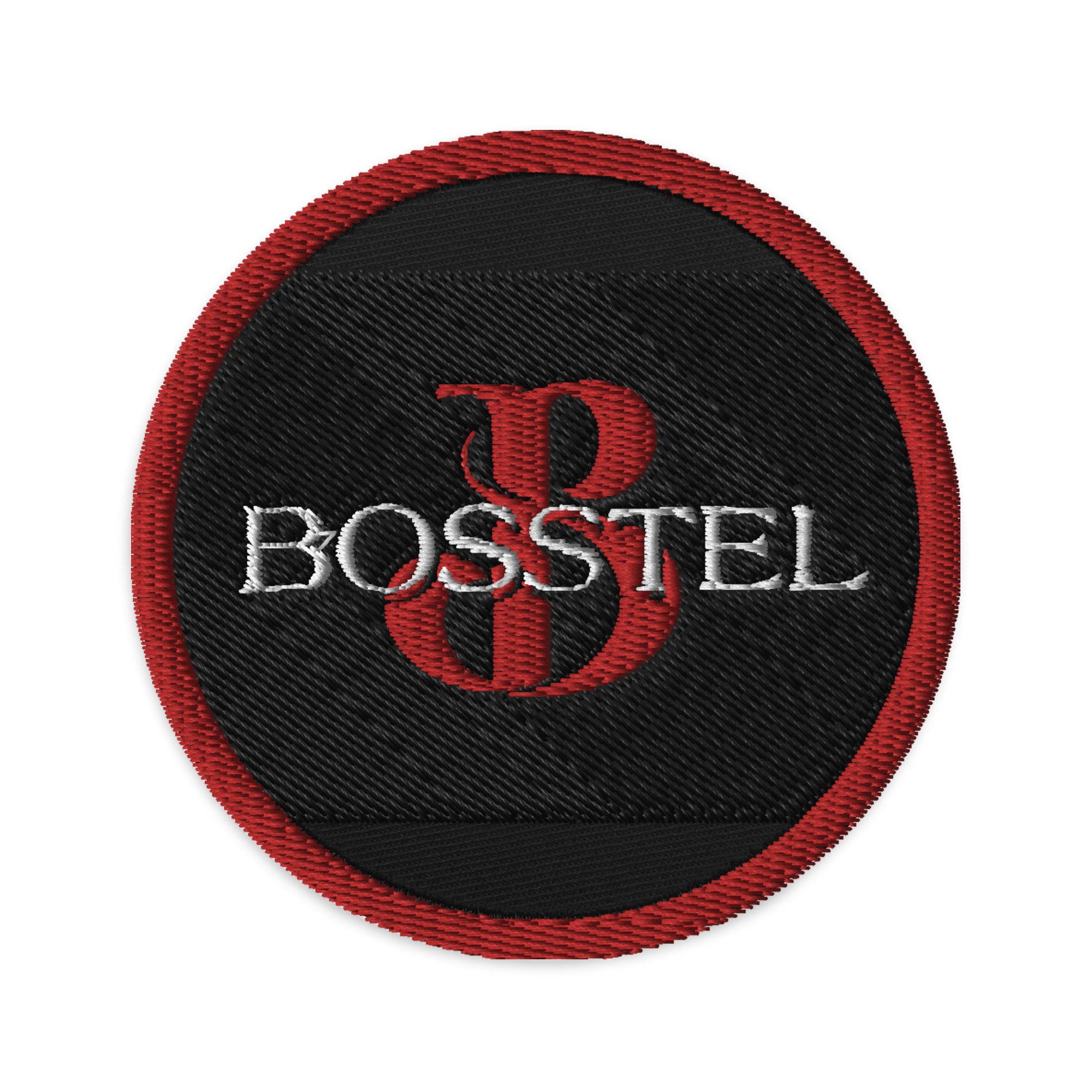 Bosstel black accent embroidered patch - Fanatical Merch product image