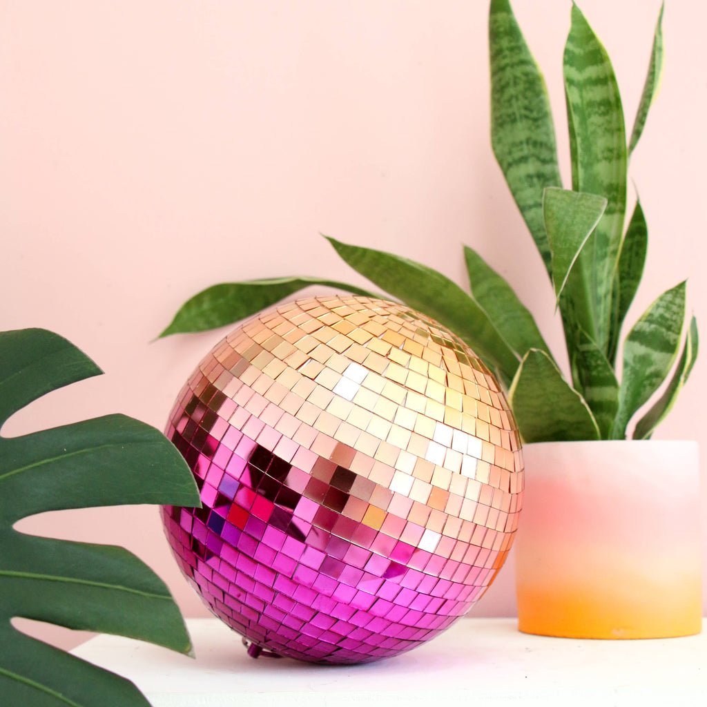 Blush Silver Disco Ball Cup With Lid And Straw, 16 Ounce Cute