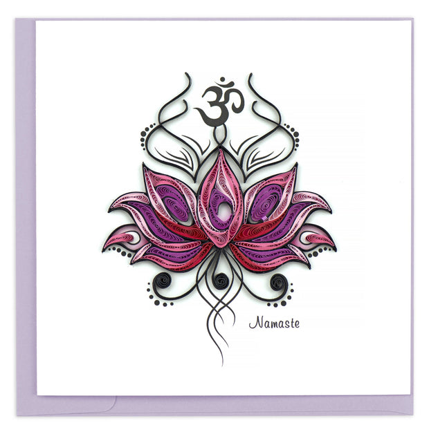 Quilled Namasté Card | Atlas Stationers.