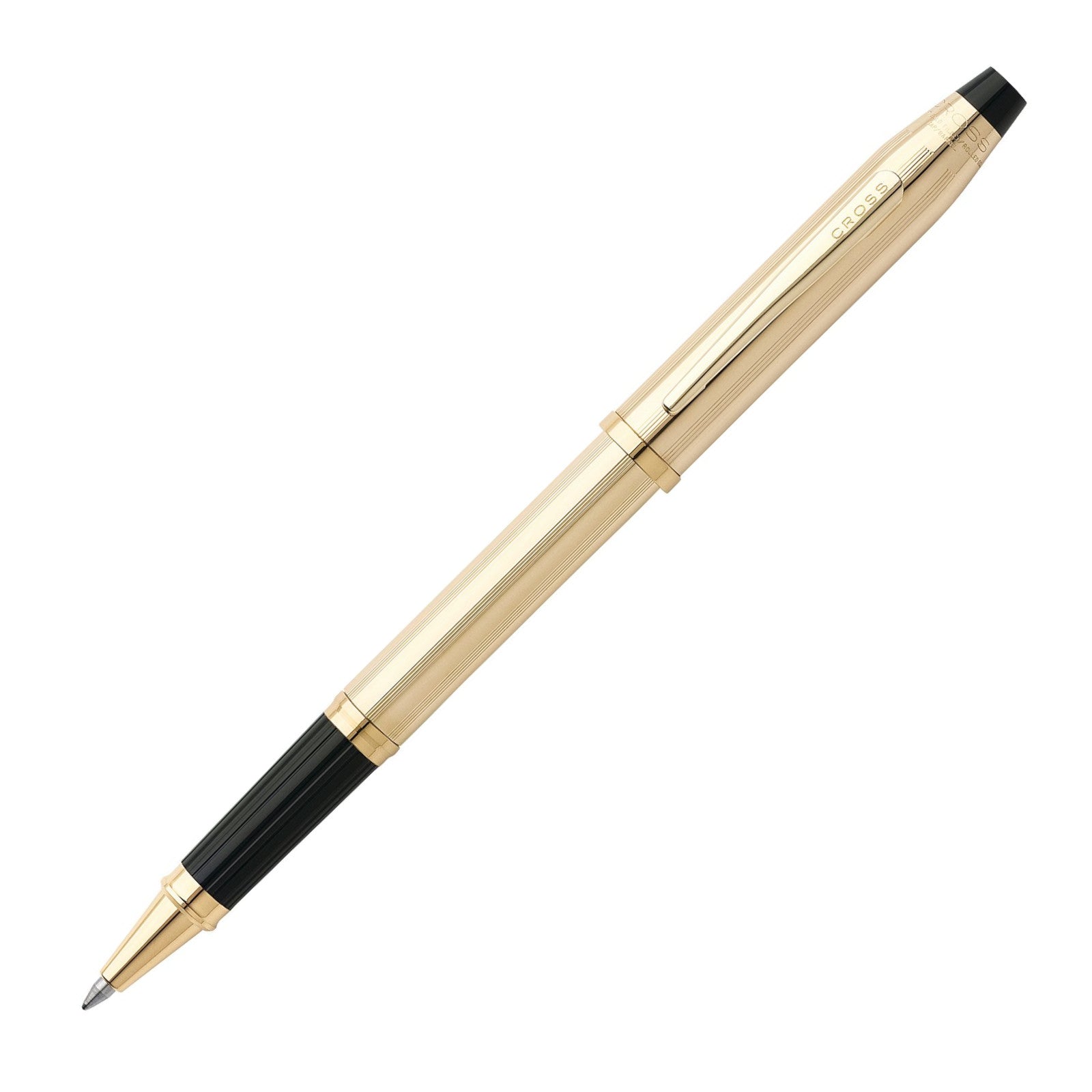Pen 10. Ручка Cross since 1845 1/20 14kt Gold. Cross Century II Pen. Ручка x Gold. Ручка роллер золотистая.