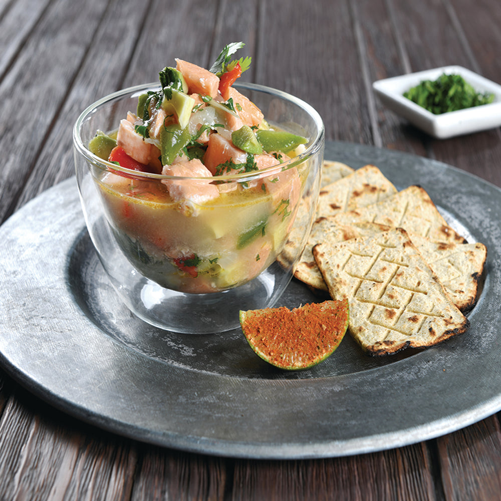 ceviche de salmón 