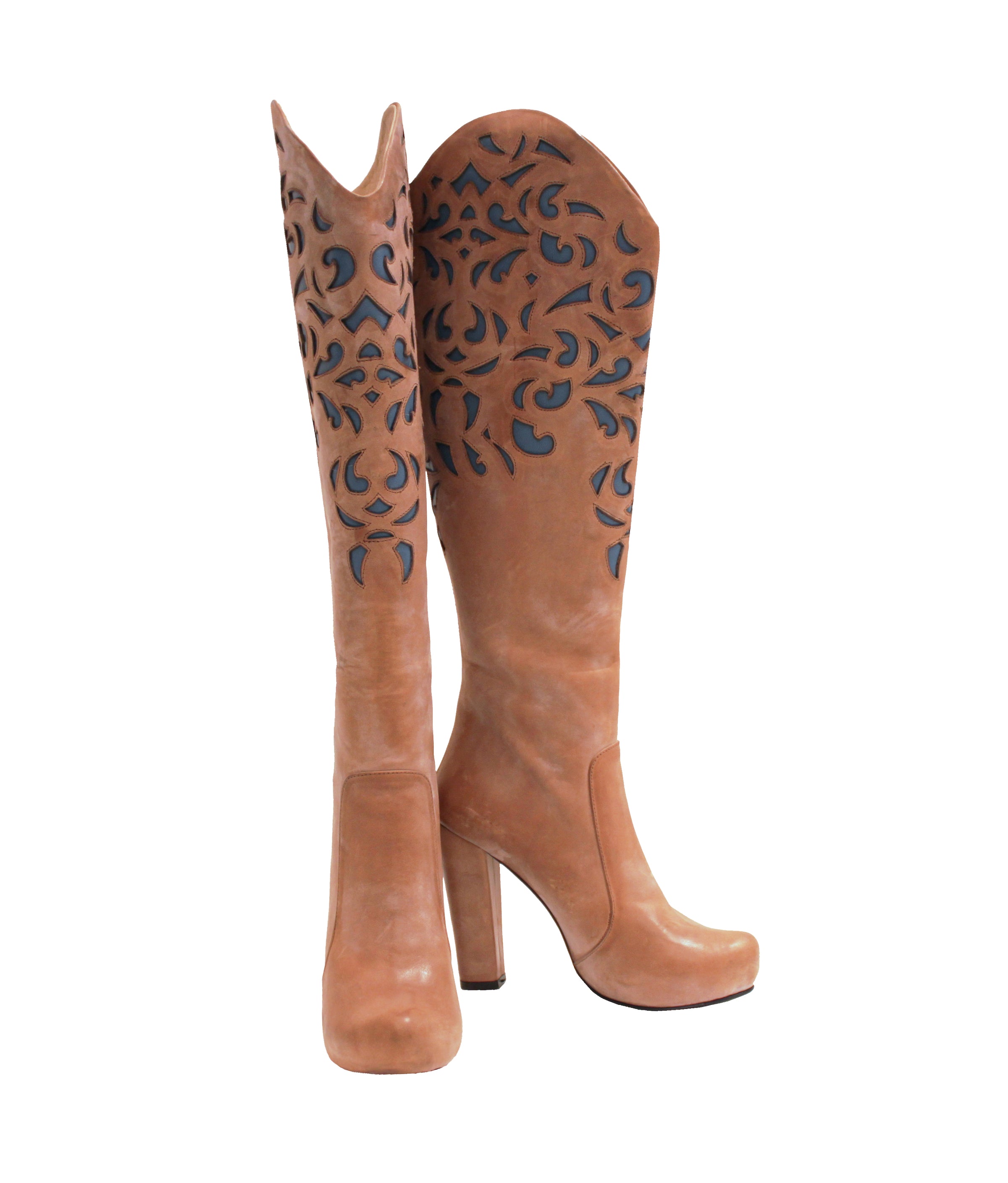 zeyzani knee high boots