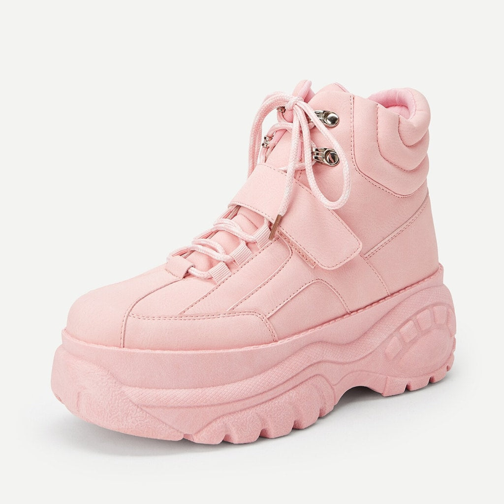 Buy > pink chunky platform shoes > in stock