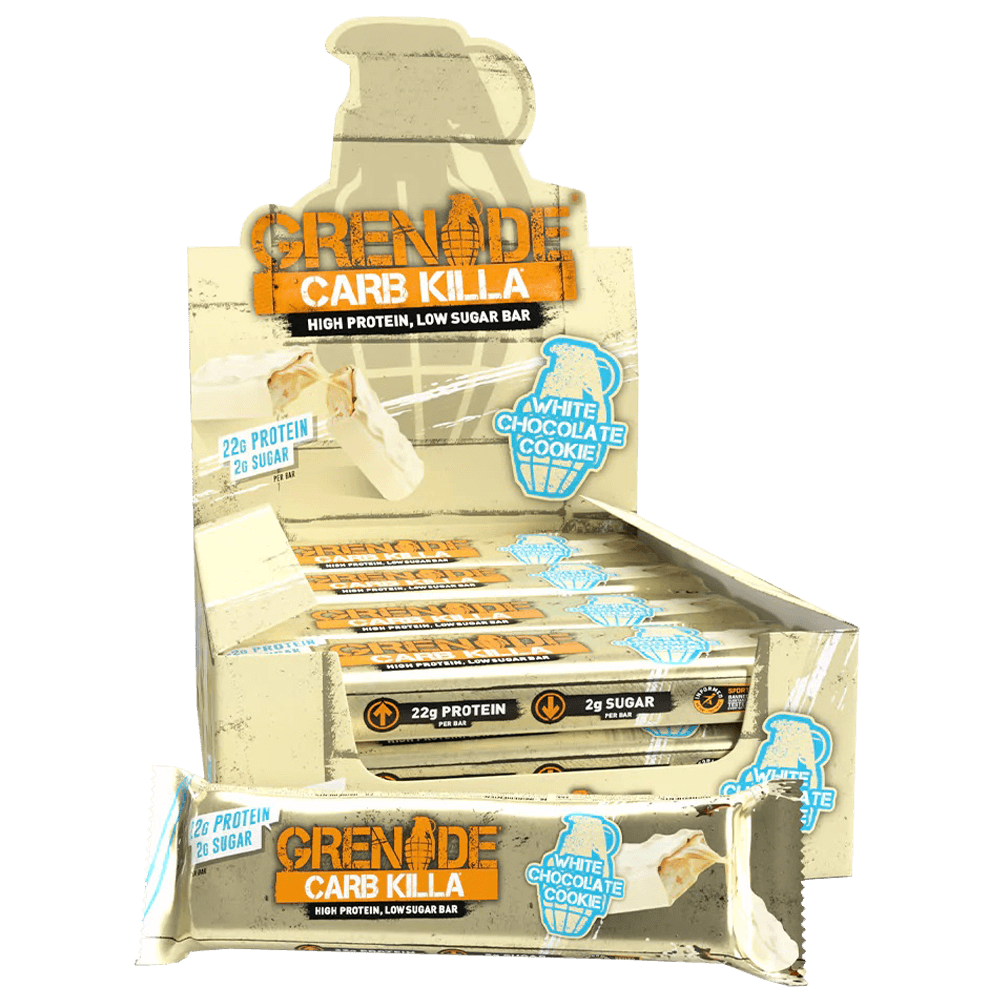 Carb Killa Bar White Chocolate Cookie - 10x60g. - LOADEDSHOP.net product image