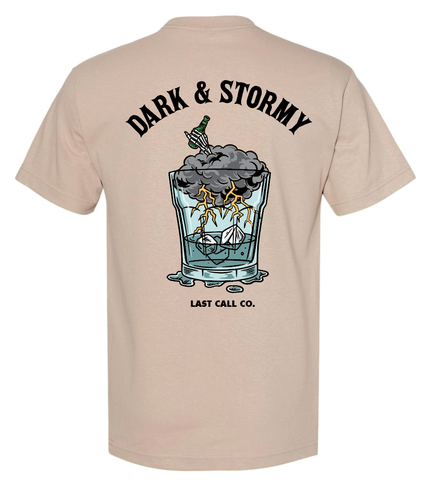 Last Call Co. Dark & Stormy Short Sleeve T-Shirt - Last Call Co product image