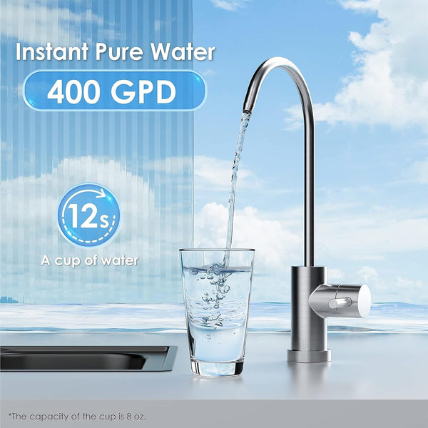 Waterdrop G2P600 Reverse Osmosis System, With Waterdrop Remineralization  Filter WD-MNR35, 600 GPD, 7 Stage Tankless RO Water Filter System, Under  Sink RO System, Reduce PFAS 