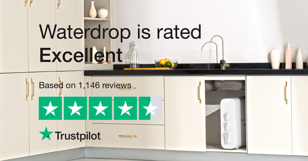 waterdrop star rating on trustpilot