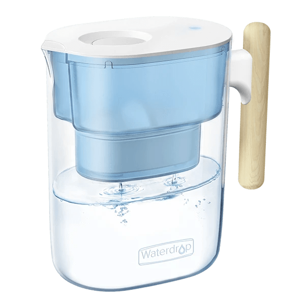 Waterdrop 10-Cup Water Filter Pitcher with 1 Filter, Long-Lasting