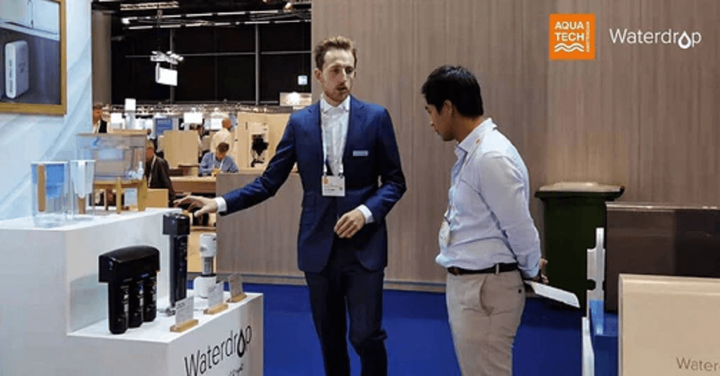 Waterdrop at Aquatech Amsterdam Exhibition