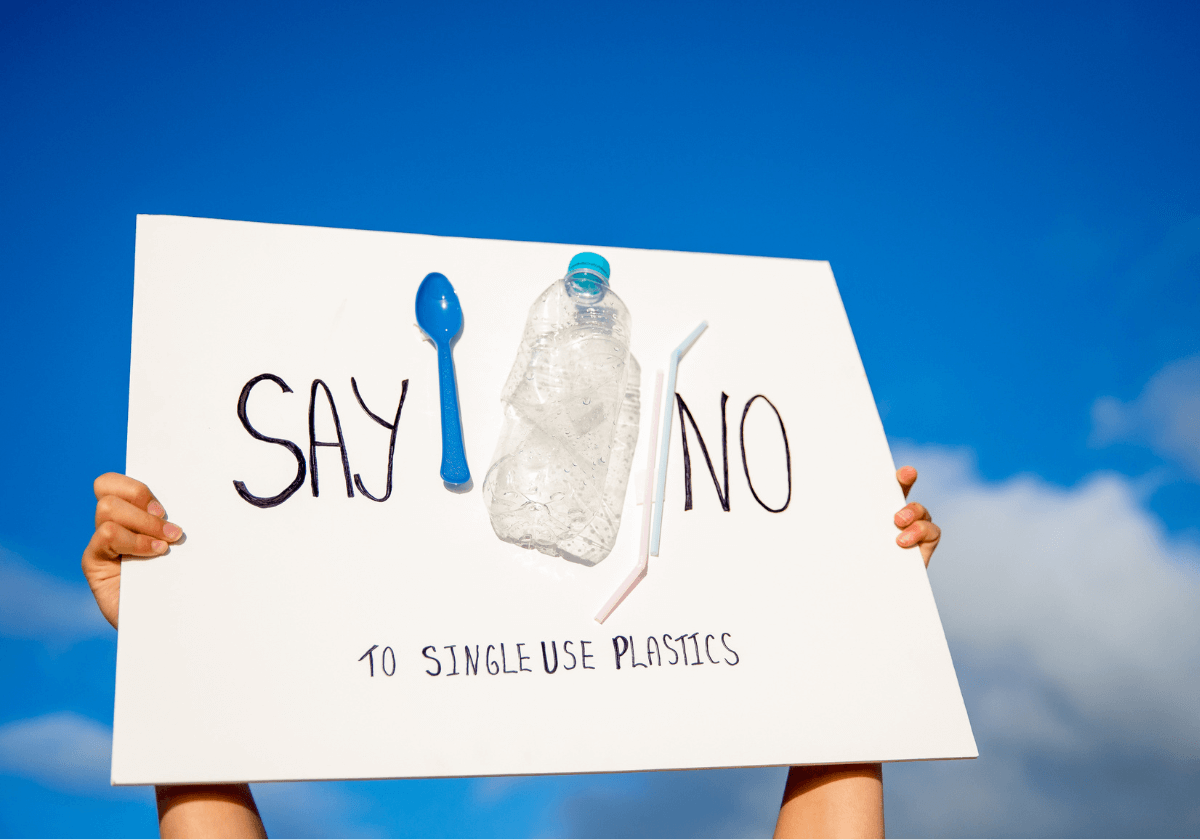 say no to plastics