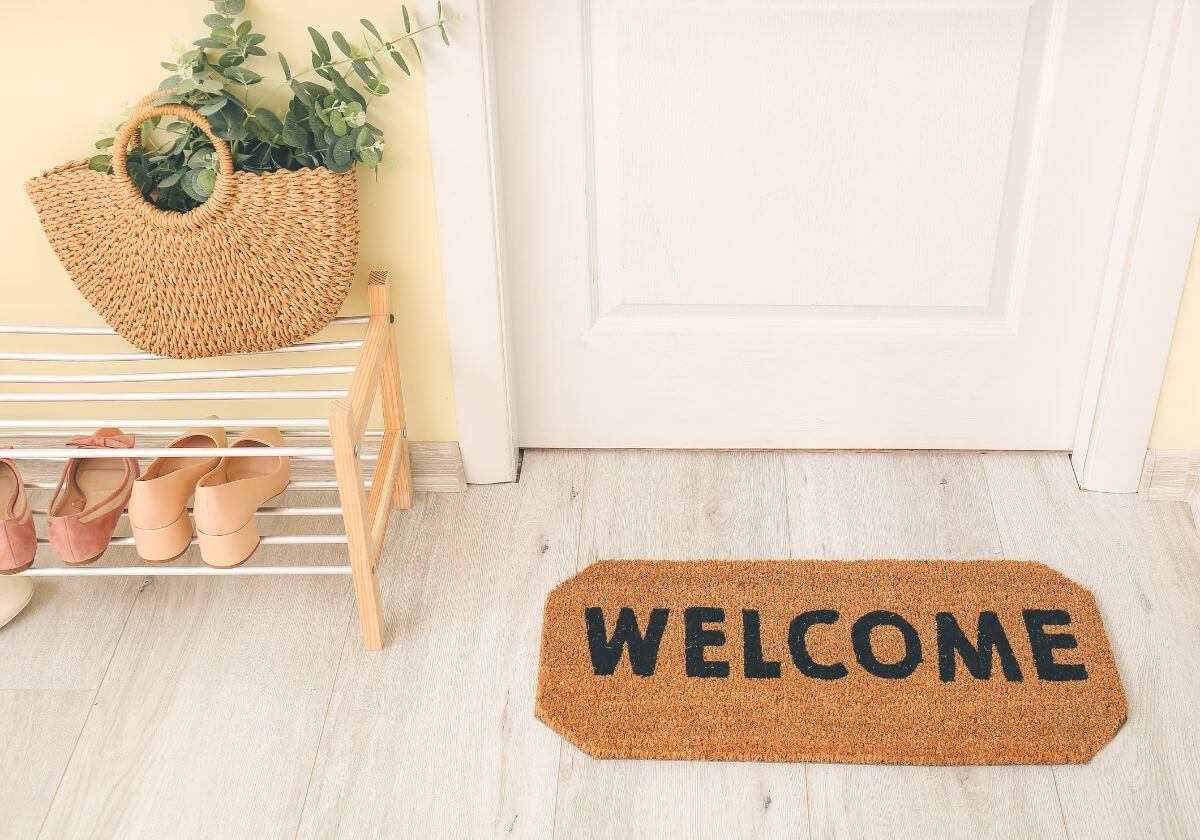 brown doormat