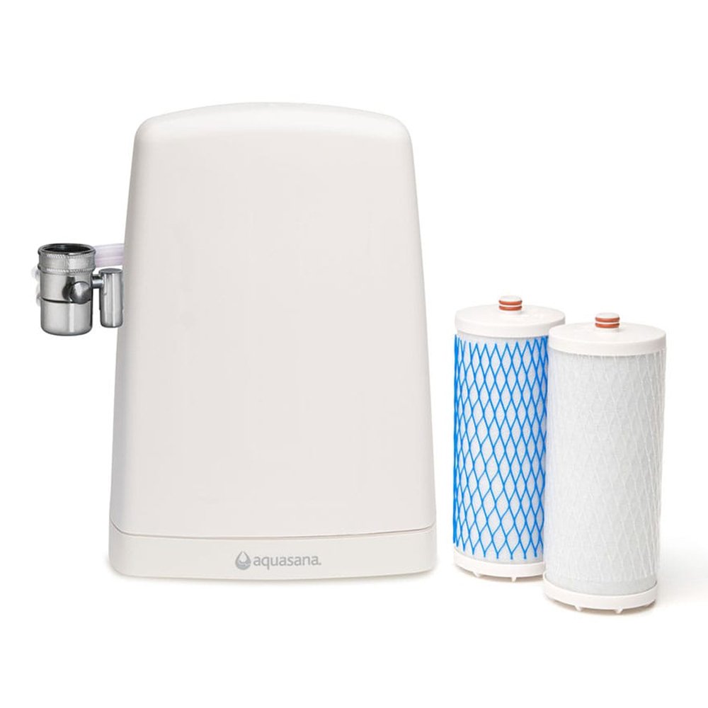 Aquasana AQ-4000W Countertop Drinking Water Filter System, White