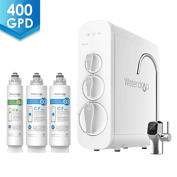 Waterdrop Reverse Osmosis System, Tankless RO Water Filtration System, 800  GPD
