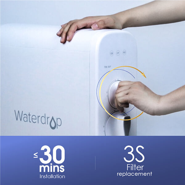 Waterdrop 800 GPD Tankless Reverse Osmosis System With UV Light