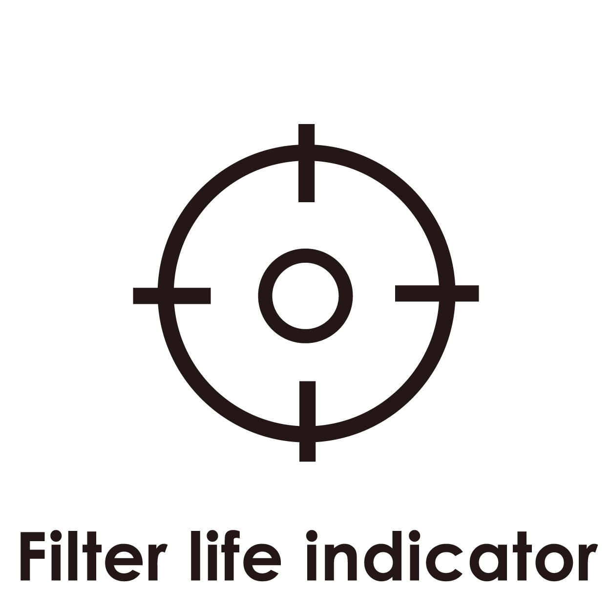 Filter life indicator