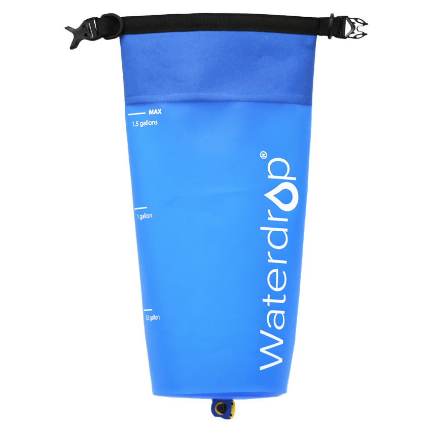 Gravity Water Bag Compatible with Waterdrop Water Filter Straw, 1.5 Gallon