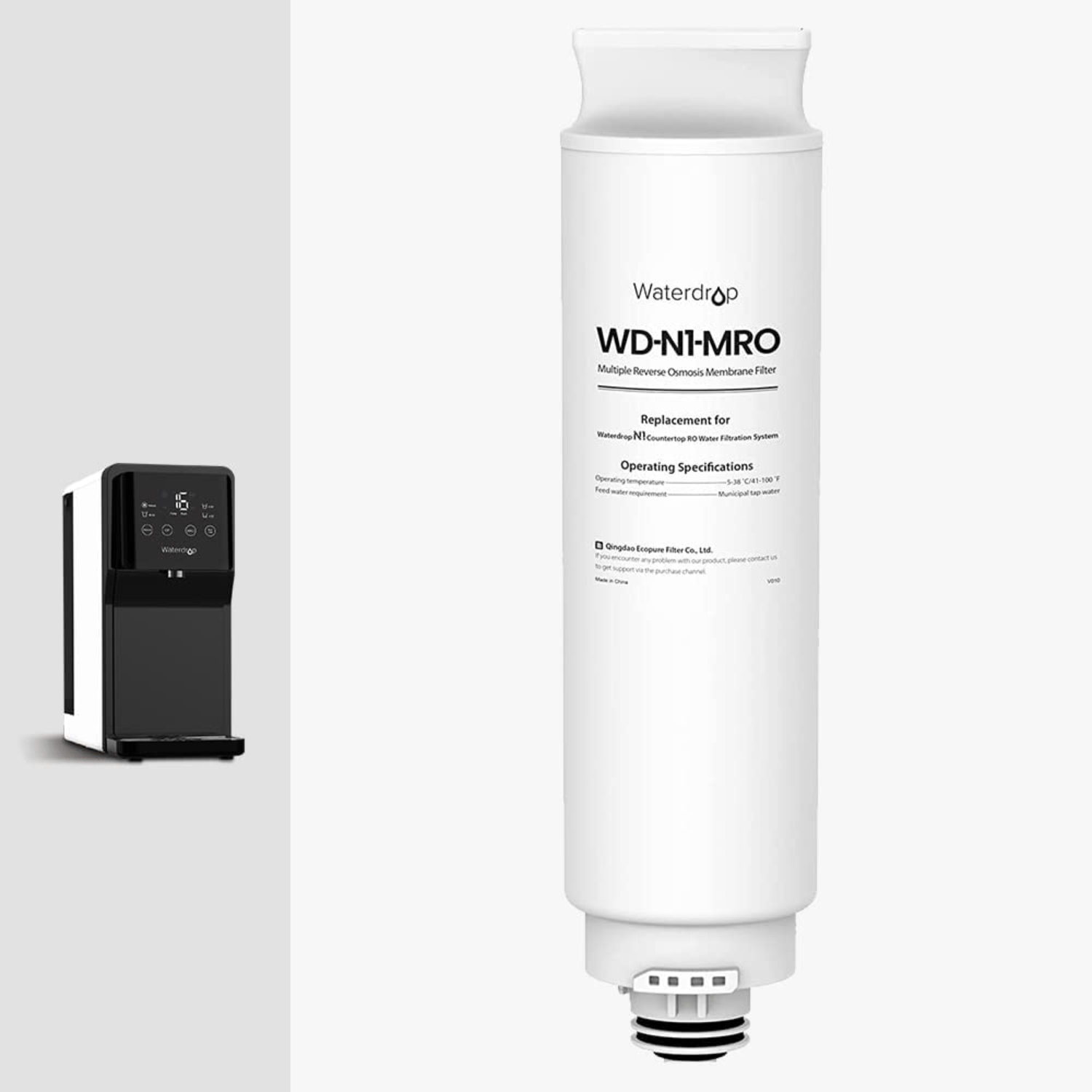 Waterdrop N1 Combo Kit Countertop RO Water Dispenser - WD-N1-W