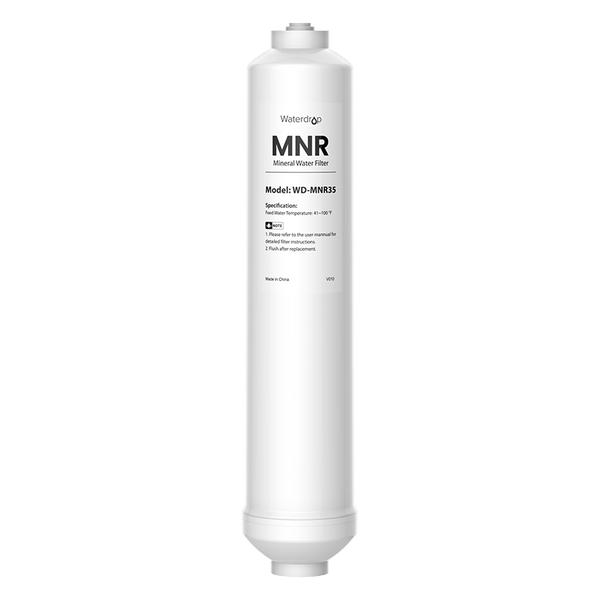 Waterdrop Remineralization Under Sink Water Filtration, 1/4? Quick Connect  Post Filter for RO Reverse Osmosis Filter System, Restore Essential  Minerals, Replacement for WD-G2MNR-W 