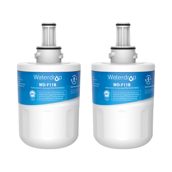 Waterdrop DA29-00020B replacement for Samsung Refrigerator Water Filter, 6  Pack