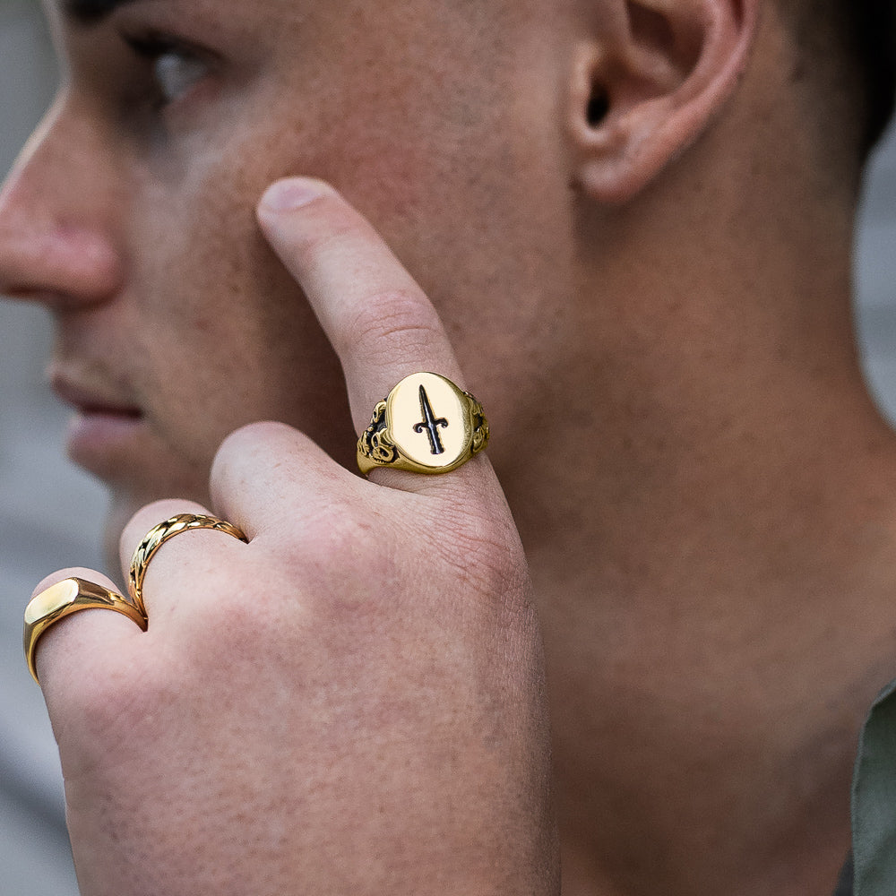 Gold Rings For Men Statement Jewellery