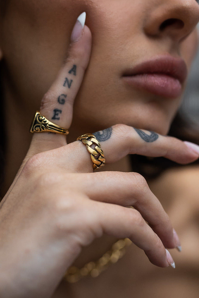 Womens gold rings by statement collective