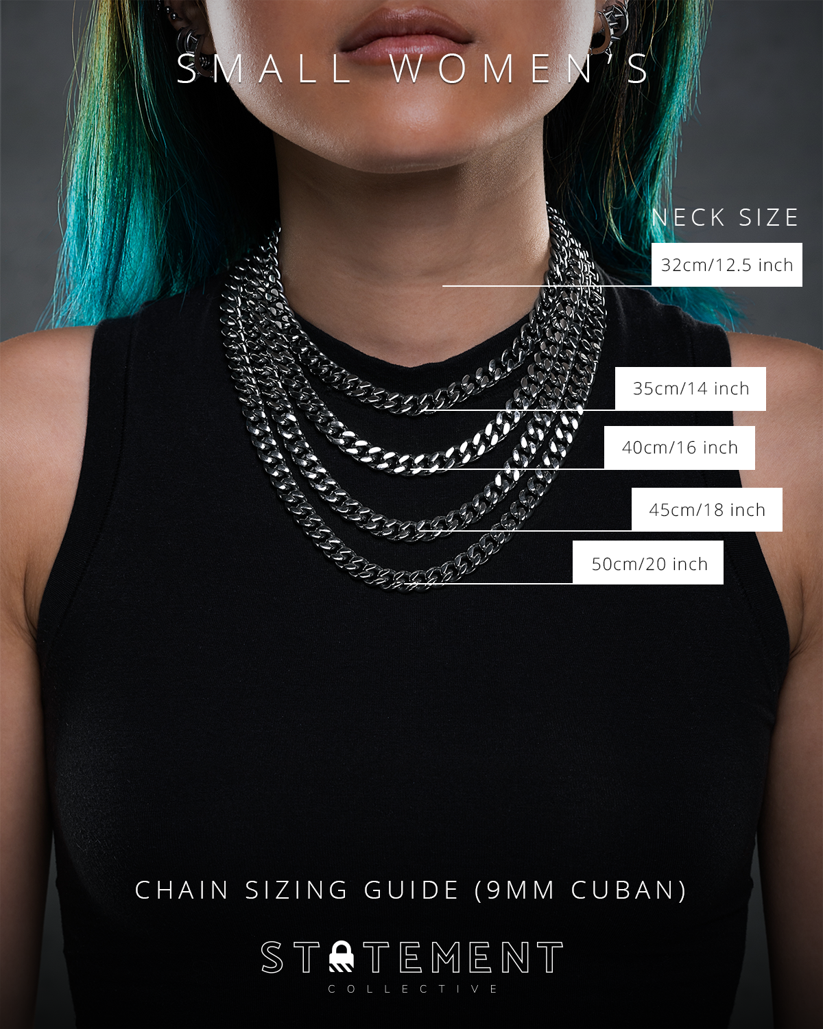 11mm Enamel Cuban Link Necklace Chain
