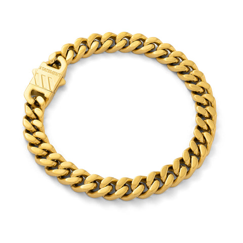 gold cuban link bracelet