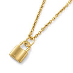 購入人気の新作 18k金サウジゴールドPADLOCK PENDANT レディース