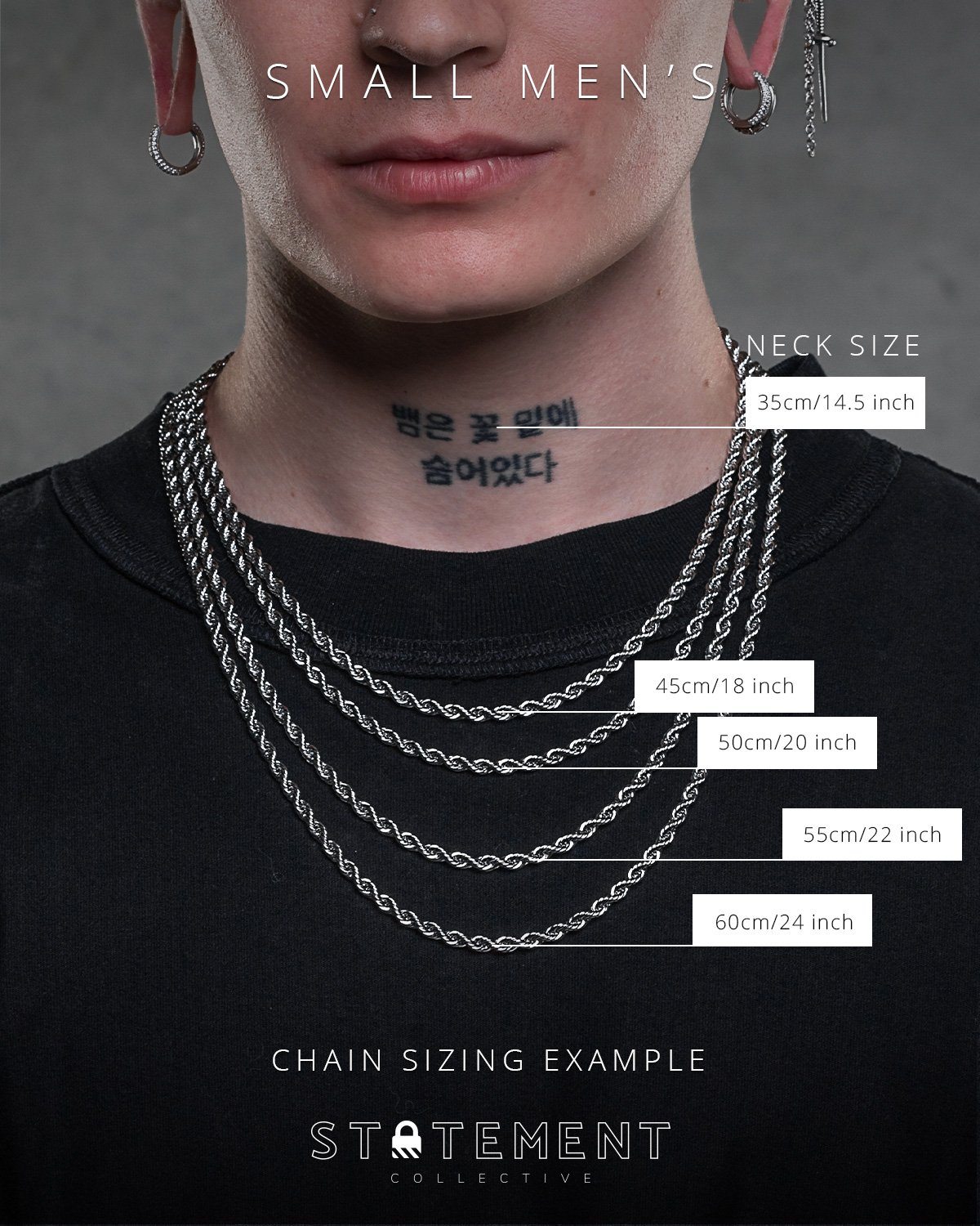 Rope Chain Mens Necklace By Statement Collective Statement