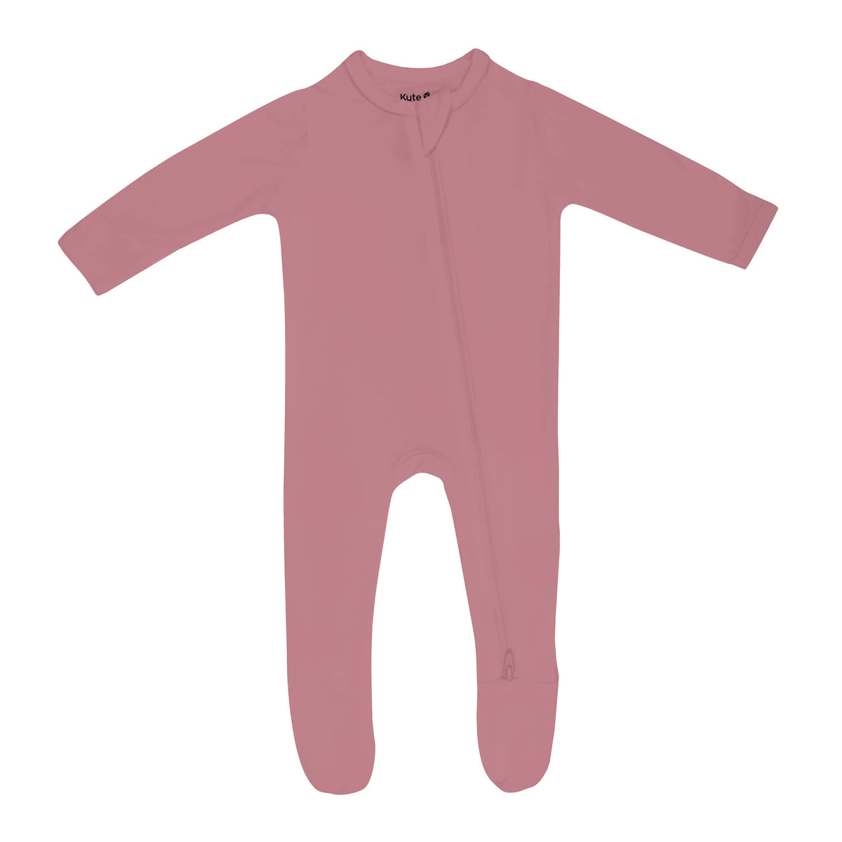 Zippered Footie | Glacier | Hollow Bear Kids