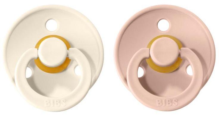 Chupete BIBS Colour Ivory / Sage 6-18 meses, 2 piezas.