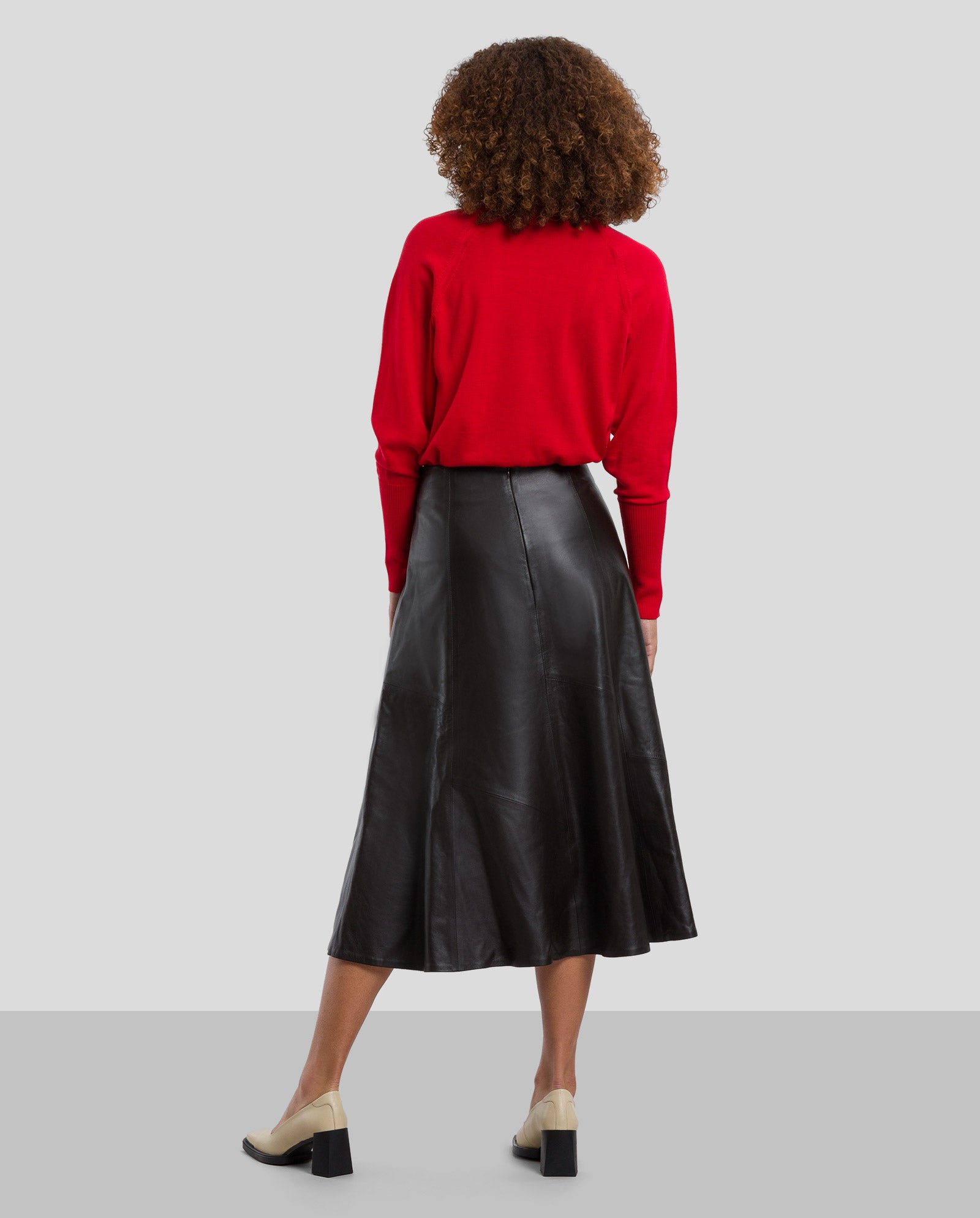 LAUREEN Leather Skirt