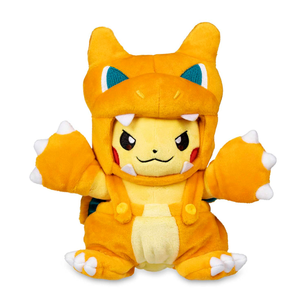 peluche pikachu dracaufeu