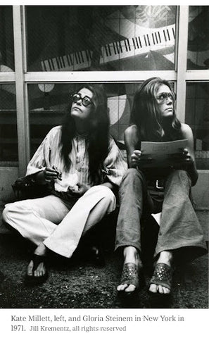 Kate Millett (left) and Gloria Steinem in New York City 1971.