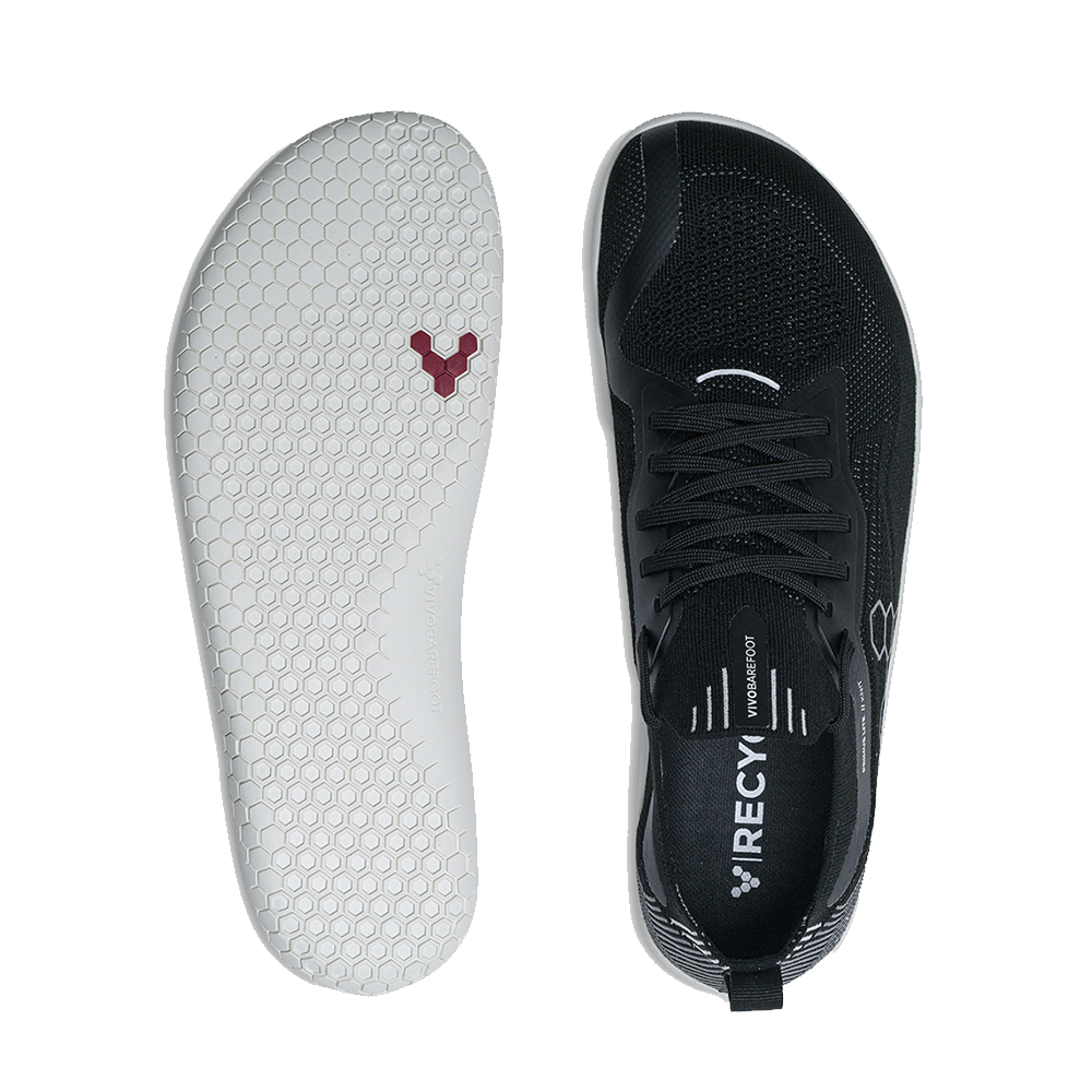 Vivobarefoot Primus Lite Knit Womens Obsidian Sole Distribution AU