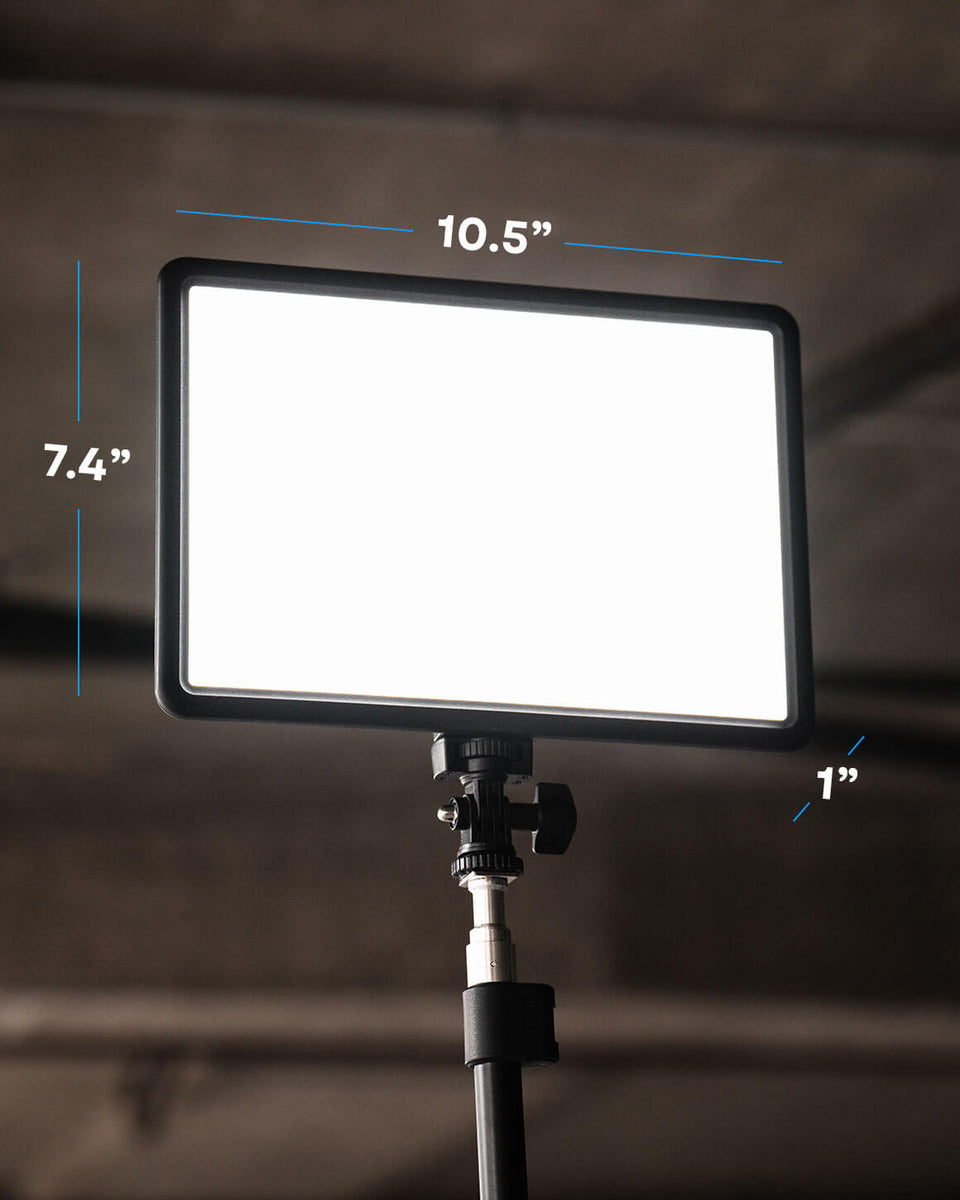 Lume Cube Studio Panel Lighting Kit Two Edge-Lit LED Panel Lights with Stands