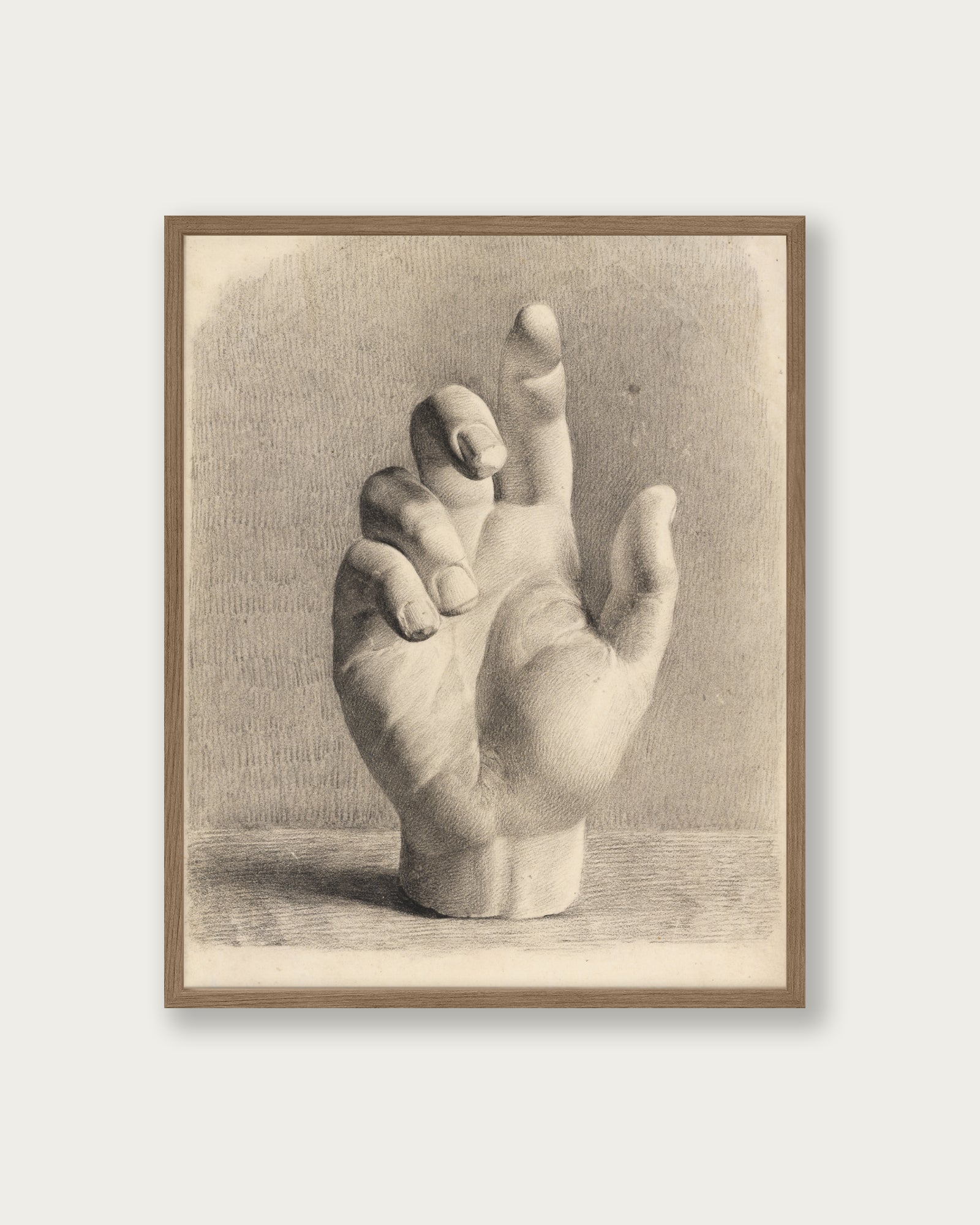 "Hand etching" Art Print